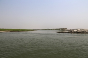 Traveling down the Brahmaputra-Jamuna River to the Char Communities