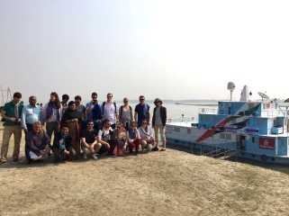 Group of Young Family Business Leaders Visiting Friendship and the Emirates Friendship Hospital Boat, Chilmari Upazila, Kurigram District, Division of Rangpur, Bangladesh