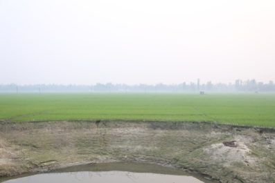 Traveling on mainland to the Friendship Centre, Gaibandha, Gaibandha District, Division of Rangpur, Bangladesh
