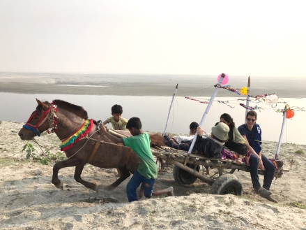 A surprise in transportation by the locals of Raidasbari